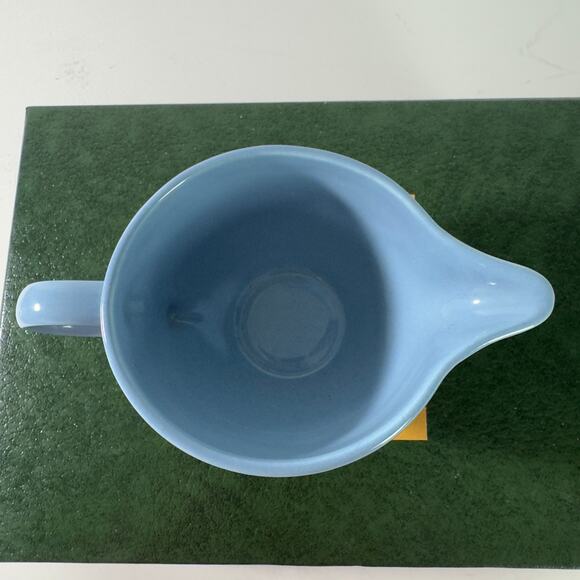 Vintage Homer Laughlin Genuine Fiesta Blue Creamer Dish PLEASE READ - Picture 3 of 9